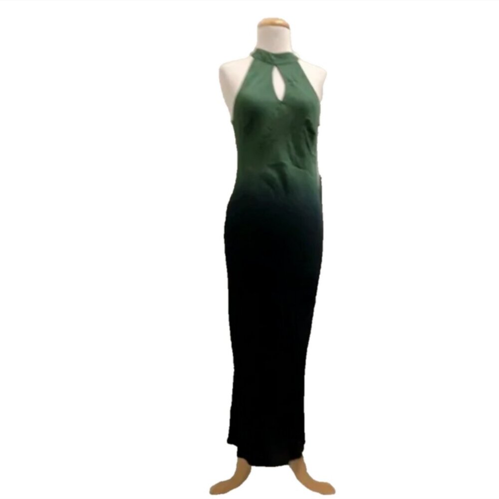 Young Fabulous & Broke Lou Lous Dark Forest Ombre Midi Dress